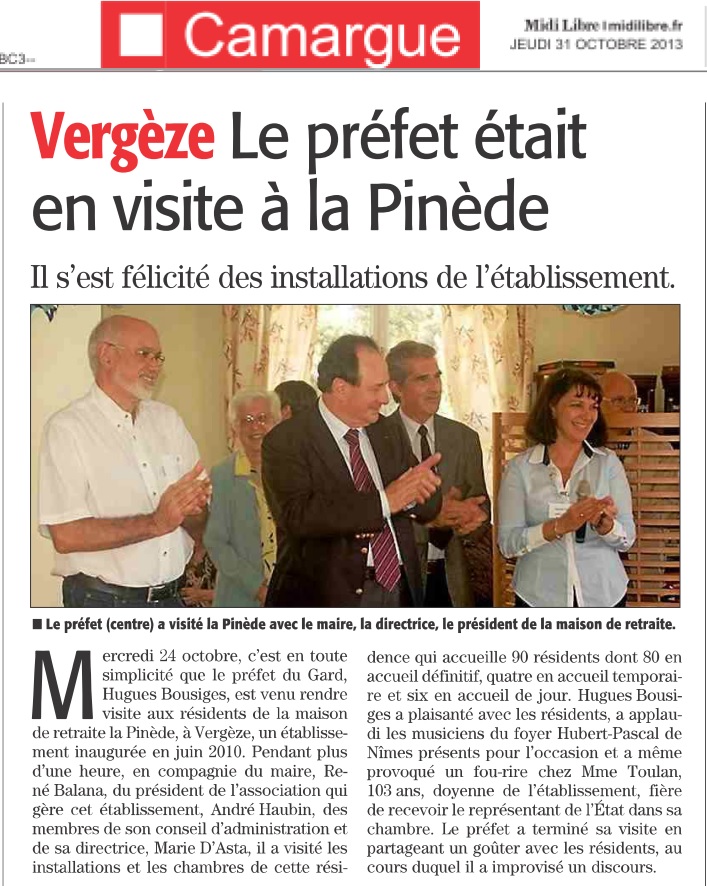 Visite du Préfet 2013 10 23 3